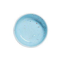 kleine blaue keramik schale aus portugal