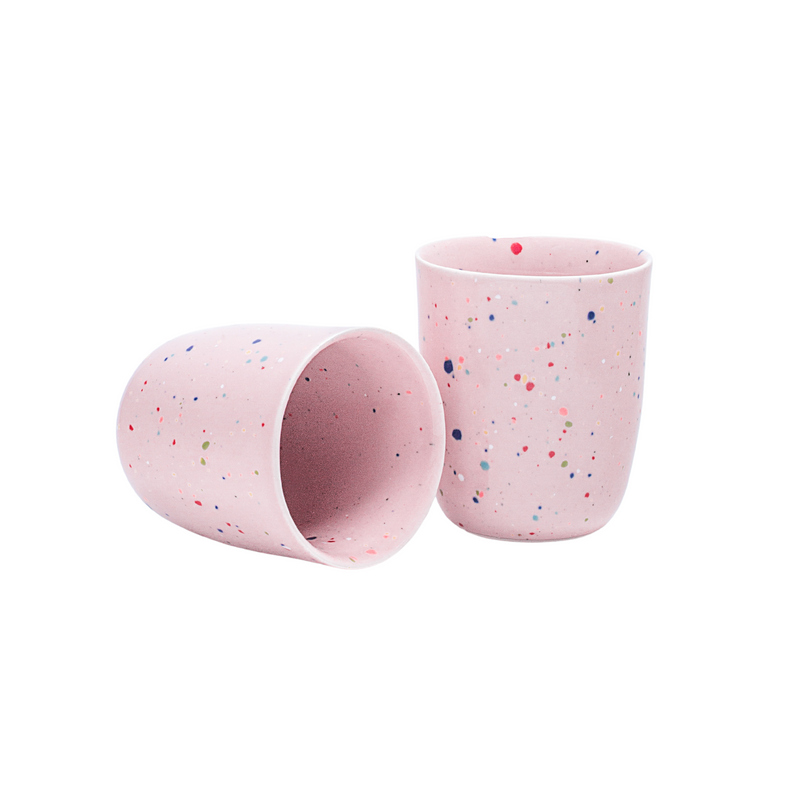 Keramik Liebe Becher Egg Back Home rosa