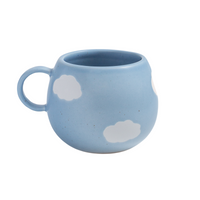 blaue grosse kaffeetasse
