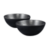 Black Stone Cereal Bowl, Set of 2