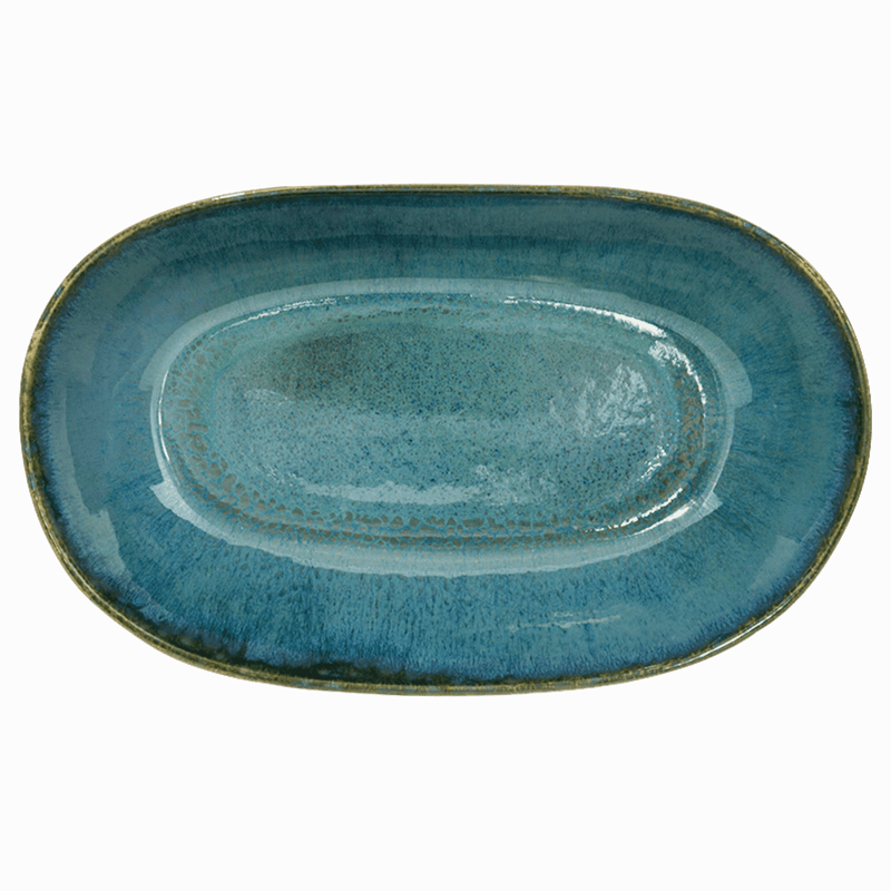 ovale Schale aus Keramik