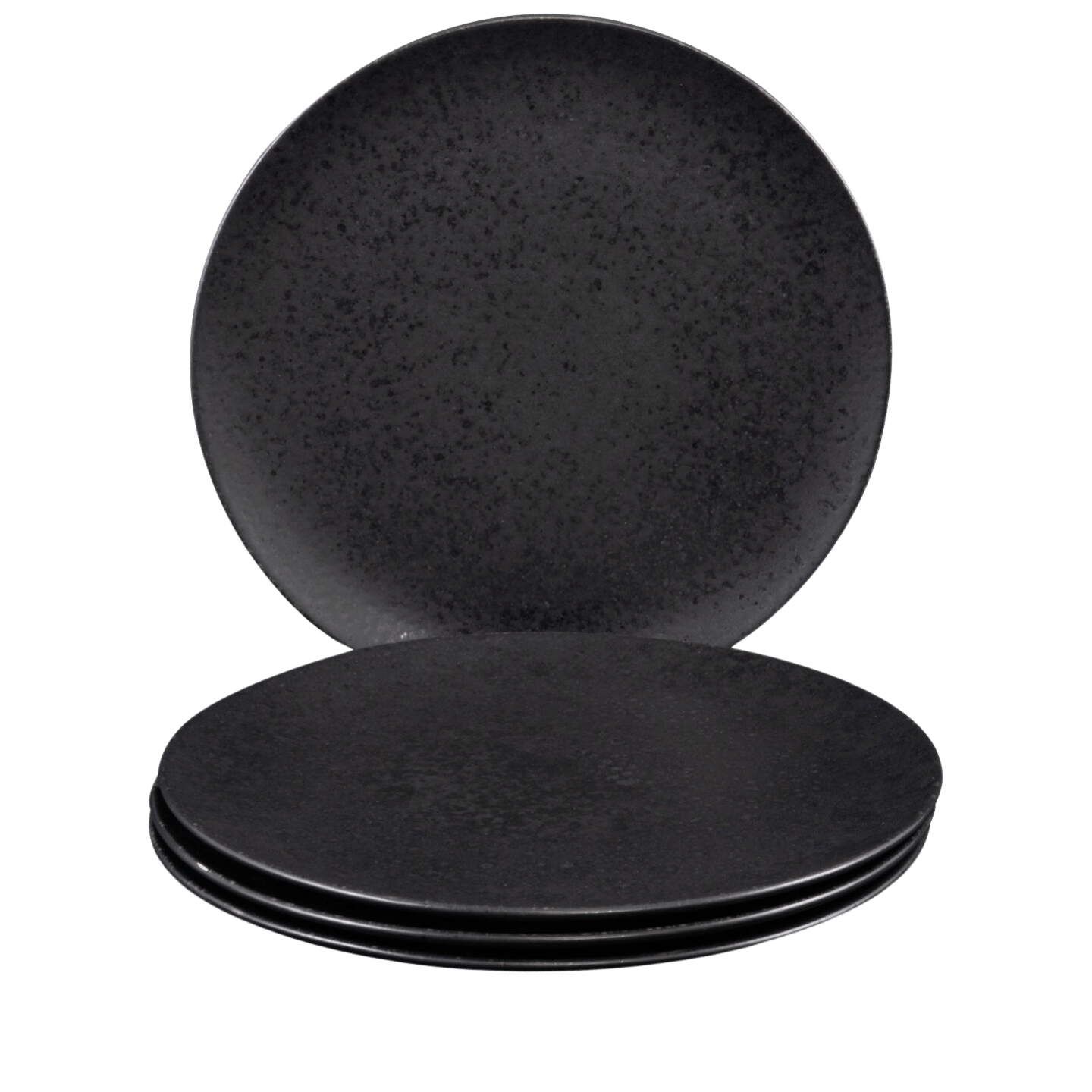 handgemachtes keramik geschirr aus portugal in schwarz