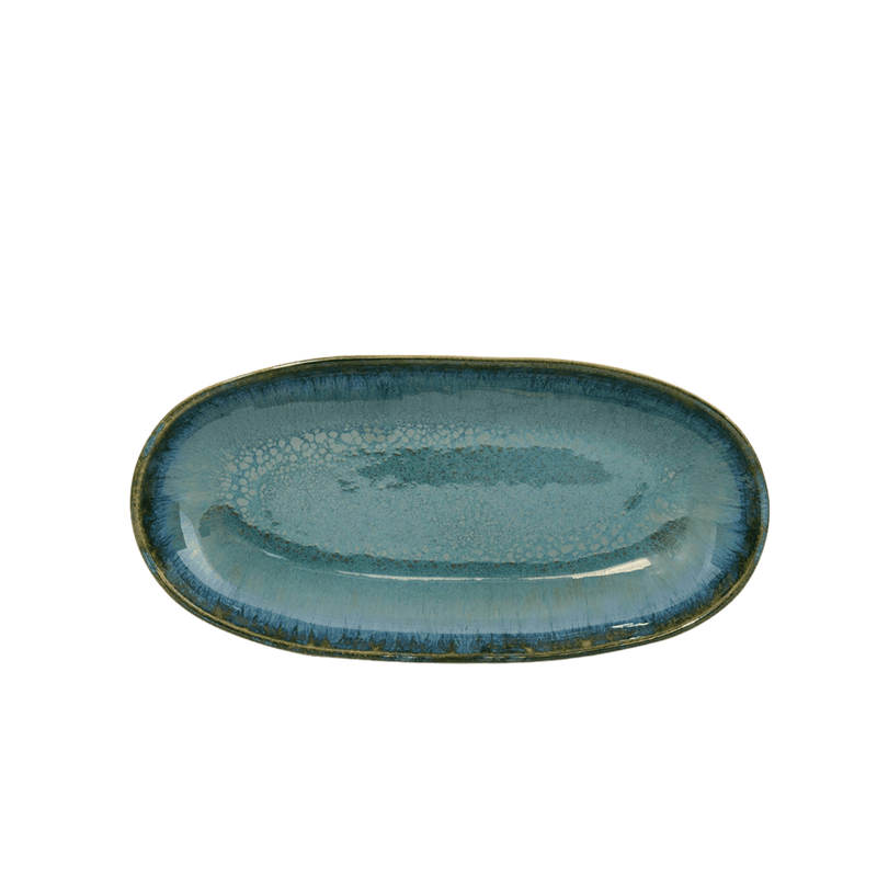 grüne keramik servierplatten aus portugal