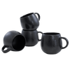 keramik tassen in schwarz aus portugal